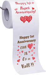 Happy 1 Year Anniversary Wedding Decorations for Him, One Year Anniversary, 1St