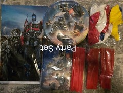 Transformers Wall Decor, Rise of the Beasts, 3×5ft, w/Party Decor & Accessories