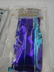 2 Pack Silver Metallic Foil Curtain Backdrop: Tinsel Fringe Curtains Photo Booth