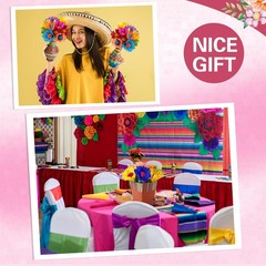 30 PCS Mexican Table Decorations Fiesta Centerpieces Paper Flower Vase Cinco
