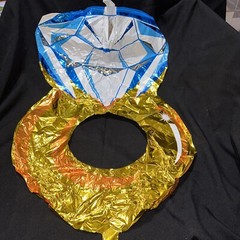 Giant Diamond Ring Balloon Bachelorette/ Wedding
