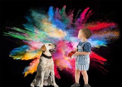 8x6FT Colorful Bokeh Backdrop On Black Bokeh Wall Birthday Backdrop Photography