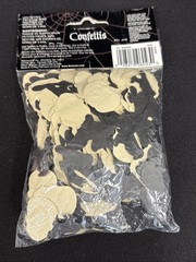 Halloween Skull & Raven Paper Confetti 1.5 oz. Decorations