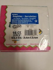 Shopkins Party Supplies Bundle, Photo Props, Banner, Loot Bags & Napkins BNWT!