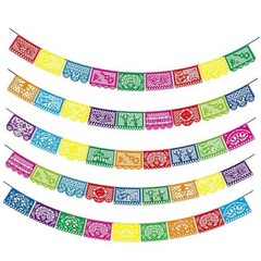 Asoulin 5PCS Mexican Party Banners, Cinco De Mayo A1.multicolour-5pcs