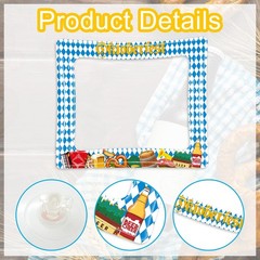 Oktoberfest Photo Booth Frame, Bavarian German Beer Party Inflatable Photo Bo…