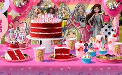 Barbie Princess Party Decorations Tableware Backdrop Plates Tablecloth Balloon