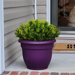 LYRWI 8 Bundles UV Resistant & Non-Fading Artificial 8 Bundles, Greenery