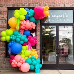Multicolor Summer Balloon Arch Kit, Assorted Color Blue Purple Orange Green P…