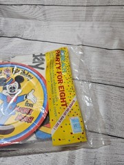 Disney Mickey Mouse BIRTHDAY Party Décor Set for 8 – Vintage – NEW Old STOCK