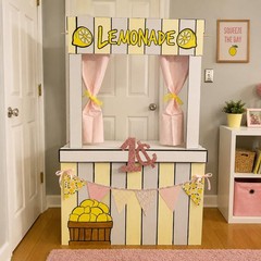 Lemon Fruit Ade Play Store Cardboard Stand-Up Coloring Activity 58″H x 35″L #489
