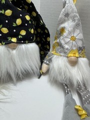 Summer Sunflower Gnome Plush Doll Spring Gnomes Bees Day Easter Party Lot Of 3