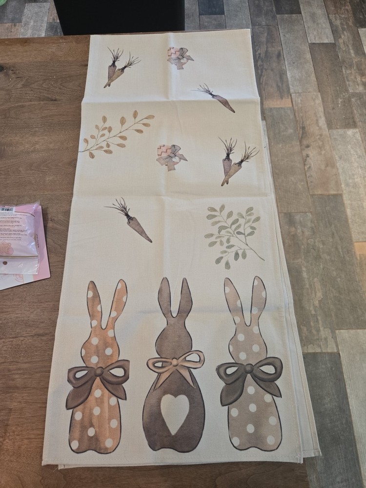 Easter Bunny Table Runner Bundle x 4 Spring Table Decor seasonal outdoor