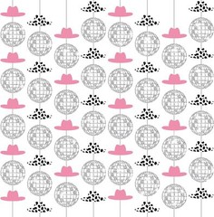 Peryiter 8 Pcs Cowgirl Bachelorette Party Decorations Solid, Cow Print