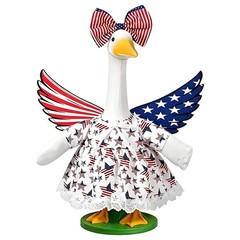 1Set Striped Dress Yard Patriotic Costume Garden Headwear Party Cosplay Home
