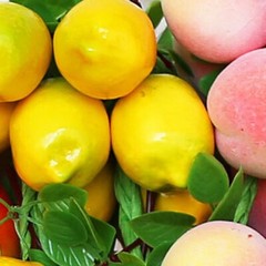 Simulation Artificial Fruit Lemon String for Restaurant Hotel Home Garden Decor