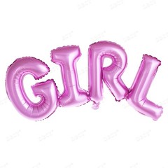 2 pcs BOY GIRL Letter Balloons, 40″*14″inch -piece Alphabet Baby Foil Balloon…