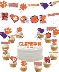 Instant Setup Clemson Tigers Celebration Supplies – 42 Pieces for All Occasions