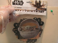 Star Wars Party Decorations Plates Balloons Baby Yoda Banner Tablecloth lot set.