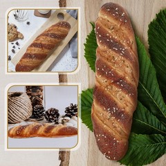Simulated Artificial Bread Prop Fake French Loaf Lifelike Dessert Display