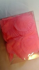 2 pack Fabric Rose Petals 100 count Choice Pink or Red