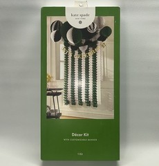 Kate Spade Decor Kit with Customizable Banner •New In Box•Limited Edition