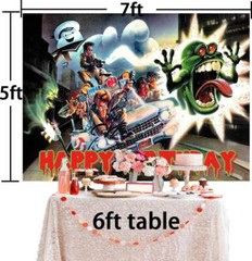 Ghostbusters Party Supplies Birthday Decoration Backdrop Banner Vinyl 7x5ft