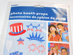Patriotic Photo Booth Props 10 pieces 4th of July