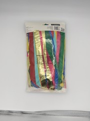 Way to Celebrate Colorful Fringe Backdrop Rainbow Party Decoration 39×97 NEW