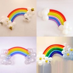 100 Long Figure Balloons, Assorted Colors for Parties and Decoratio