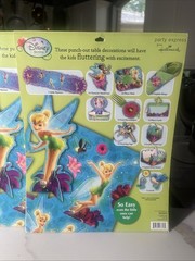 Disney Fairies Punch-Out Table Decorations Party Express From Hallmark Lot of 2