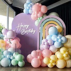 Happy Birthday Sign for Backdrop – Felt Happy Birthday Sign for Balloon Arch …