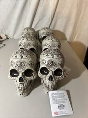 Morris Costumes – 7 Zodiac Skull Halloween Decoration