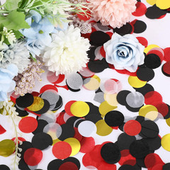 Round Tissue Paper Table Confetti Dots for Wedding Birthday Party Decoration, 1.