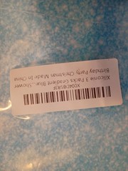 3 Pck Ombre Blue Gradient Disposable Tablecloths for Rectangle Tables 54 x 108In