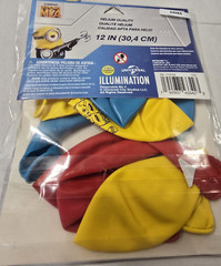 Despicable Me 4 Birthday Party Supplies Backdrop+Centerpiece+Balloons+Loot bags