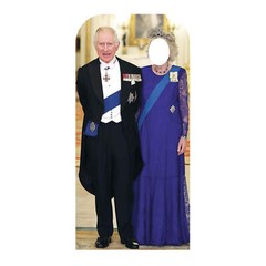 King Charles III Lifesize Stand In Cardboard Cutout Great for Coronation photos