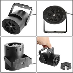 Halloween Christmas LED Laser Light Projector Snowflake House Party Stage Decor