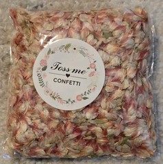 20 Pack Mix Biodegradable Confetti Pink Flower Petals for Weddings Dried Flower