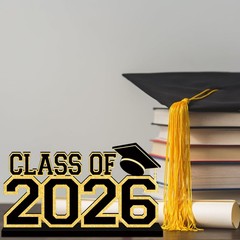 2026 Graduation Decorations, 11.8″ x 6.3″ Glitter Black x 6.3″,