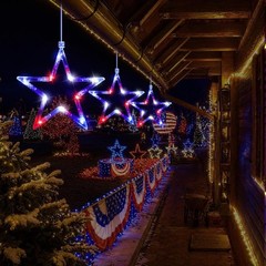 Holiday Star Window Silhouette Lights, Set of 3
