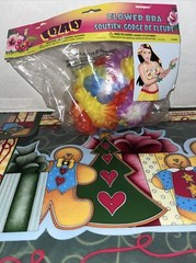 NEW FIESTA HAWAIIAN LUA UNIQUE FLOWER BRA NOVELTY PARTY FAVOR NOVELTY SOUVENIR