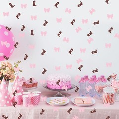 Glitter Boots Or Bows Gender Reveal Table Confetti Paper Scatters 200 PCS