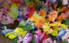Moon Boat 54pcs Hawaiian Leis Party Props Decoration necklace bracelet flowers