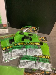 Minecraft Birthday Party Supplies Large Lot Plates, Napkins, Balloons, Banner