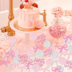 200 PCS Tie The Knot Confetti Bachelorette Bridal Shower Party