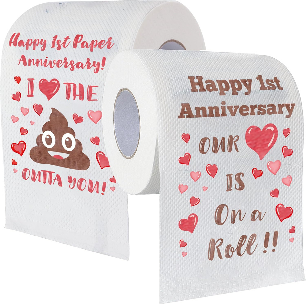 Happy 1 Year Anniversary Wedding Decorations for Him, One Year Anniversary, 1St