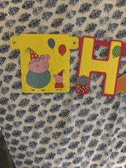 Peppa Pig Happy Birthday Banner 7.5’ Cardboard