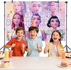 Cute Cartoon Backdrop Anime Birthday Party Photo Backdrops Top Choice