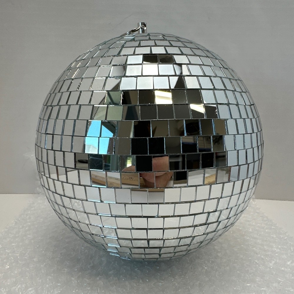 VTG Hanging Disco Ball 8” Mirror Disco Balll w/Hanging Ring Party Decor